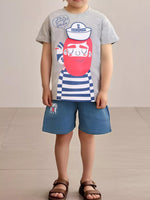 Children's Graphic Tee and Shorts Set - Farnelli