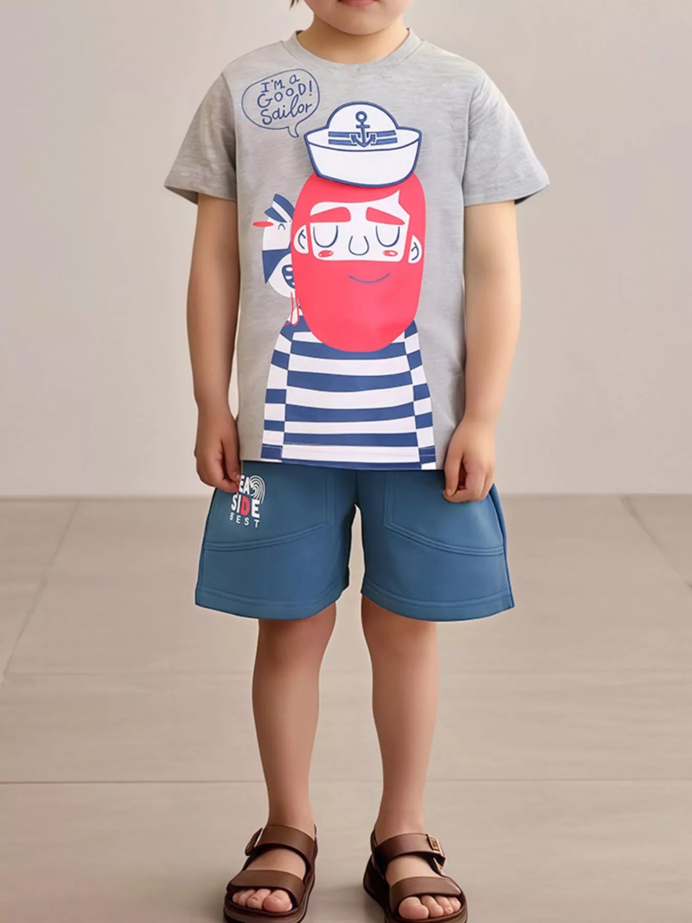 Children's Graphic Tee and Shorts Set - Farnelli