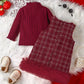 Children's Ribbed Knit Top and Dress Set - Farnelli