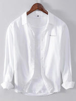 Men's Plus Size Button Up Long Sleeve Shirt - Farnelli