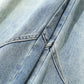 Men's Washed Wide Leg Denim Shorts - Farnelli