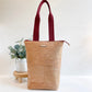 Carry Courage ENTHUSIAST insulated cooler in natural color, shown from the front
