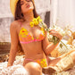 Mapale Solar Blossom Sheer Bra & String Lingerie Set-2
