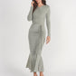 Valerie Midi Dress- Seafoam