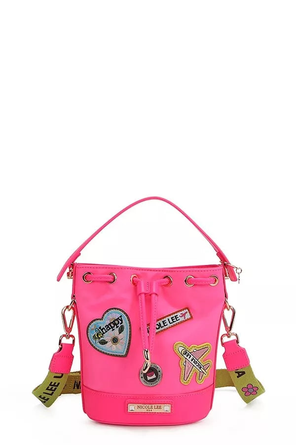 Nicole Lee USA Color Patch Bucket Bag - Farnelli