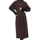 Pre-Order. Re-Stock Ships September 2026. Miru Trench Coat in Chocolate