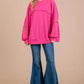 Ces Femme Exposed Seam Long Sleeve Sweatshirt - Farnelli