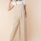 White Birch Sleeveless Wide Leg Jumpsuit - Farnelli