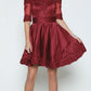 Juliet 804 Short Dress Off-Shoulder with Appliques