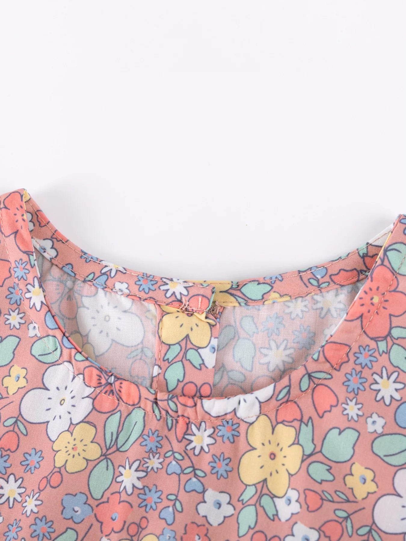 Children's Floral Bunny Print Top & Capri Leggings Set - Farnelli