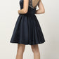Juliet 808 Sleeveless Short Dress Beaded Illusion Neckline