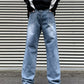 Men's Plus Size Wash Straight Leg Jeans - Farnelli