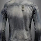 Men's Plus Size Button Up Long Sleeve Denim Jacket - Farnelli
