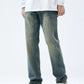 Men's Washed Straight Leg Jeans - Farnelli