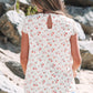 Estelle Crochet Cap Sleeve Blouse - Farnelli