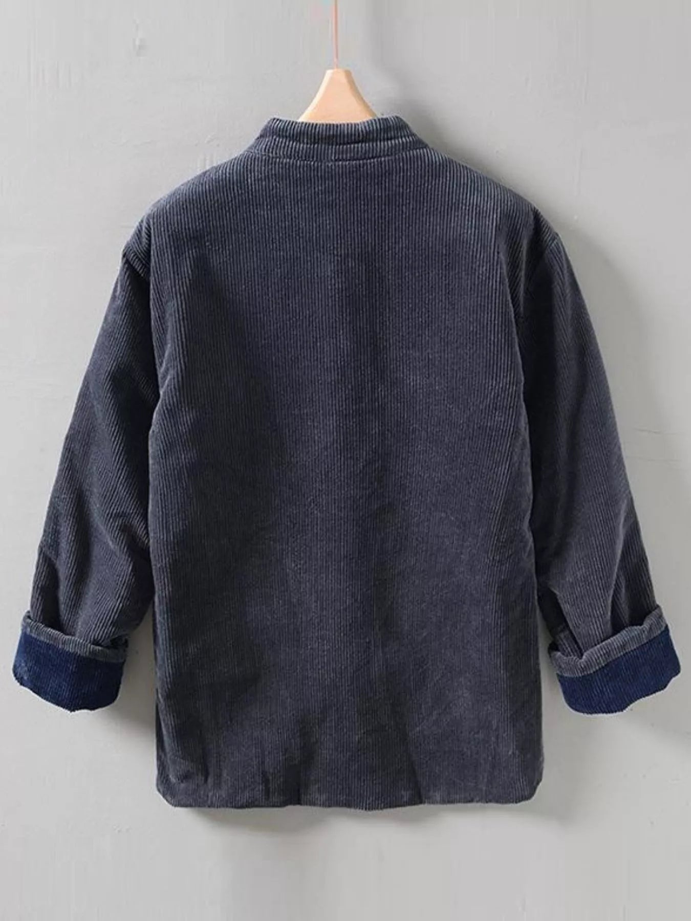 Men's Button Front Long Sleeve Jacket - Farnelli