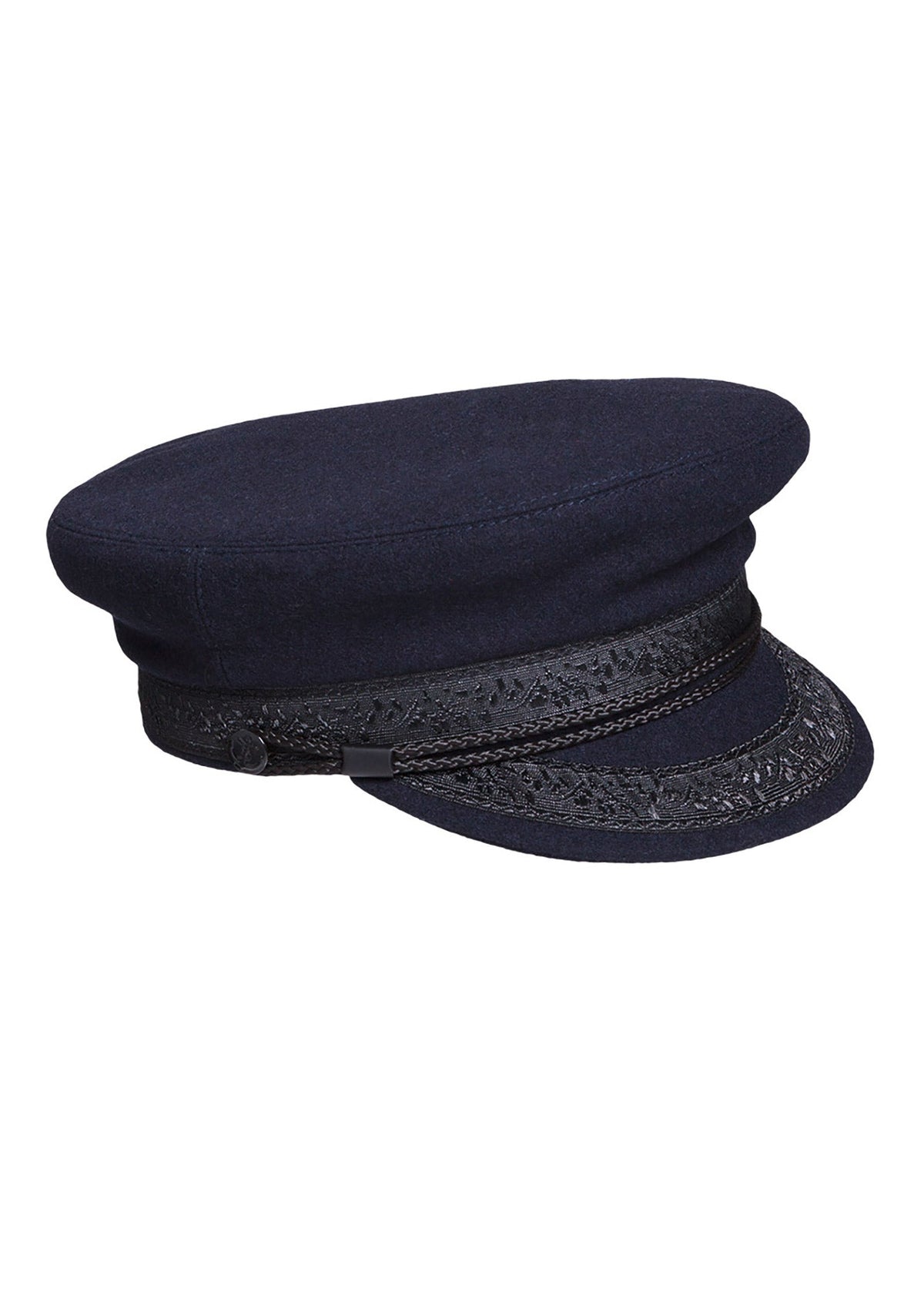 Saint James USA navy CASQUETTE MARIN Sailor Cap with structured brim and classic nautical style