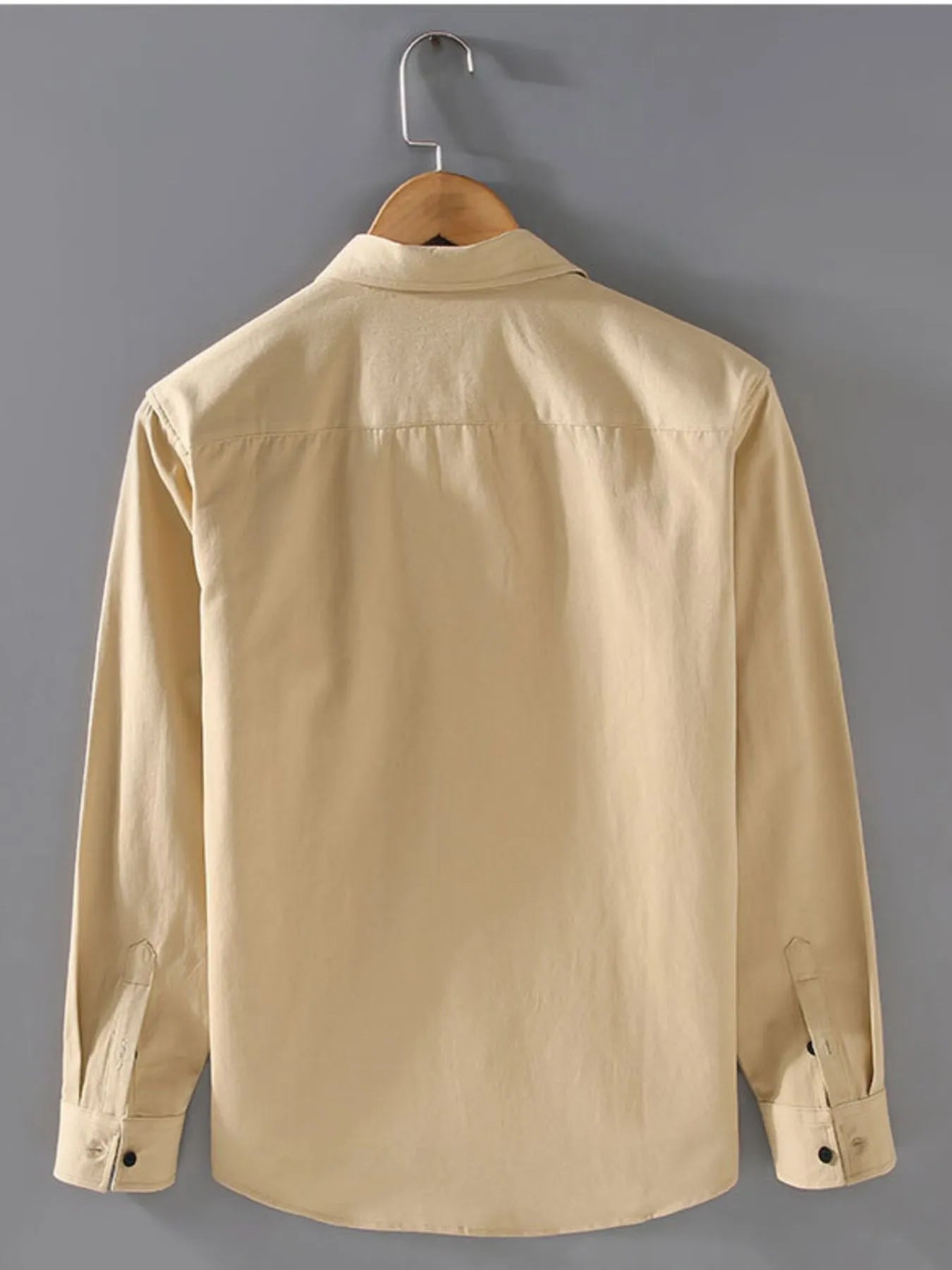 Men's Plus Size Button Up Long Sleeve Shirt - Farnelli