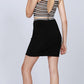 Juliet 816 Two-Piece Short Party Dress Keyhole Back