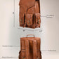Vintage Leather Backpack Rucksack
