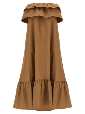 Saint Laurent Women Flounce Dress