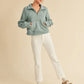 Aemi + Co Half Zip Raglan Sleeve Sweatshirt with Kangaroo Pocket - Farnelli