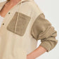 Umgee Washed French Terry Shacket - Farnelli