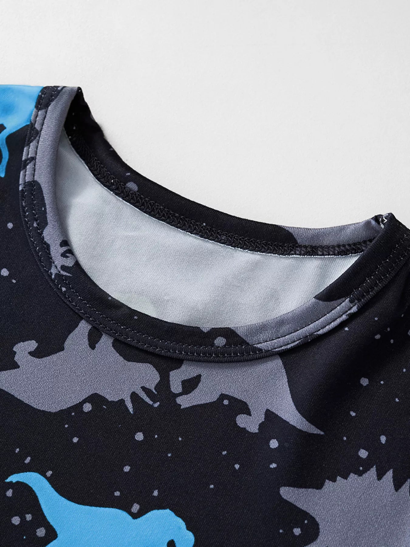 Children's Dinosaur Print Top and Shorts Casual Set - Farnelli