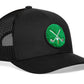 Crossed Clubs Trucker Hat  |  Golf Snapback