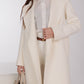 Pre-Order. Re-Stock Ships September 30. Astoria Classic Wraparound Wool Blend Overcoat in Ivory