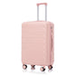 HouseOfZazla 3-piece spinner wheel luggage set with combination locks in assorted sizes