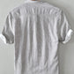 Men's Plus Size Casual Striped Short Sleeve Shirt - Farnelli