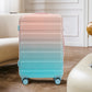 HouseOfZazla gradient color hard case luggage 3-piece set with spinner wheels