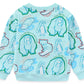 Children's Animal Print Crew Neck Sweatshirt - Farnelli