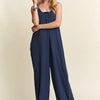 ADORA Wide Leg Casual Cami Jumpsuit - MIDNIGHT BLUE