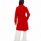 Lafayette Cashmere Blend Overcoat in Ruby