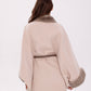 Genuine Mink Fur Double Face Wool Poncho