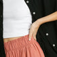 Umgee Full Size Textured Button Down Short Sleeve Shirt Plus Size - Farnelli