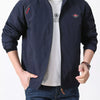 Men's Plus Size Lightweight Hooded Windbreaker Jacket - Blue