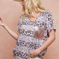 BiBi Leopard Stripe Printed Jersey T-Shirt - Farnelli