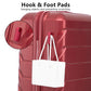 HouseOfZazla 3-piece spinner wheel luggage set with combination locks