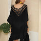 Cutout Ruffled Half Sleeve Cover-Up - Farnelli