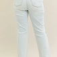 Judy Blue Full Size Destroy & Fray Hem Bootcut Jeans Plus Size - Farnelli