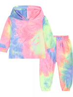 Children's Tie-Dye Hoodie and Pants Set - Farnelli