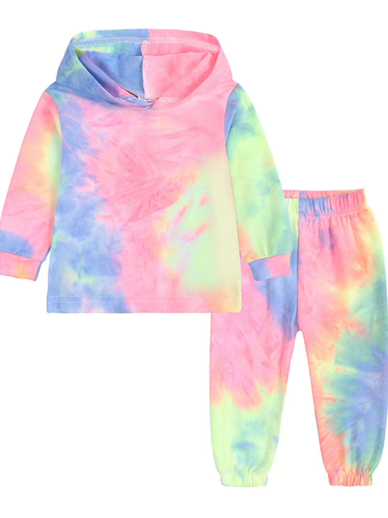 Children's Tie-Dye Hoodie and Pants Set - Farnelli