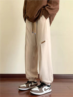 Men's Plus Size Drawstring Loose Fit Joggers - Farnelli