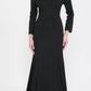 CLEARANCE - Poly USA | Ed Young 8378 Off-Shoulder Long Dress with Long Sleeves (Size M)