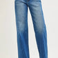 RISEN Full Size Slouchy Baggy Jeans Pocket Side Seam Detail Plus Size - Farnelli