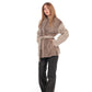 Melia Genuine Mink Fur Virgin Wool Coat