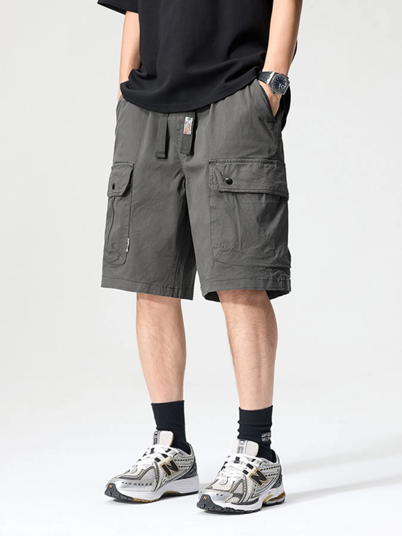 Men's Loose Fit Cargo Shorts - Farnelli